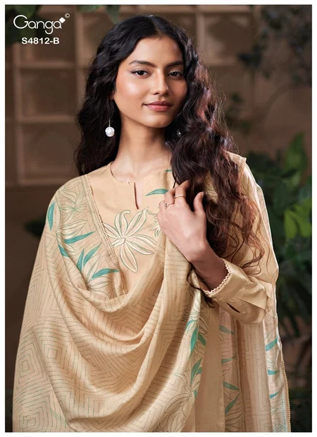 Gunjika 4812 By Ganga Cotton Printed Salwar Kameez